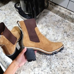 Rag & Bone Tan and Brown Heeled Boots